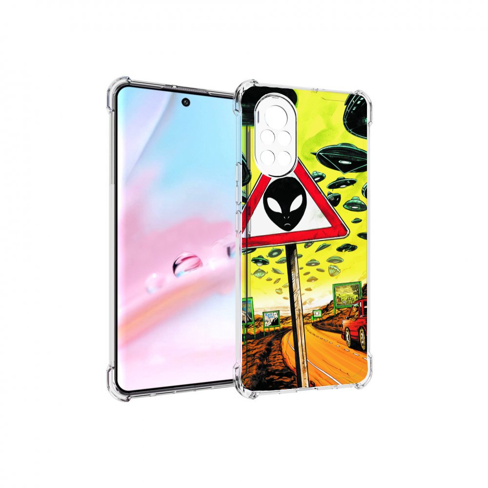 

Чехол MyPads дорога к инопланетянам для Huawei Nova 8 (ANG-LX1), Прозрачный, Tocco