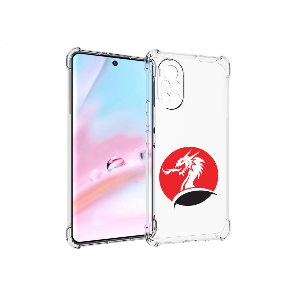 

Чехол MyPads дракон-рисунок для Huawei Nova 8 (ANG-LX1), Прозрачный, Tocco