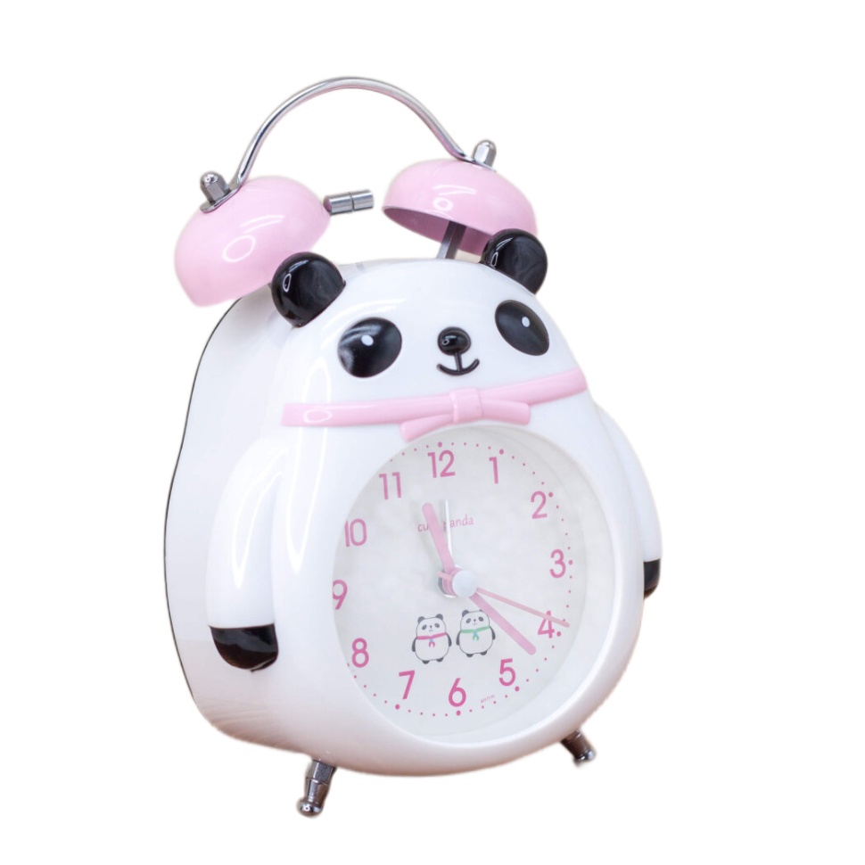 

Часы-будильник Panda bow розовый, Часы-будильник "Panda bow", pink