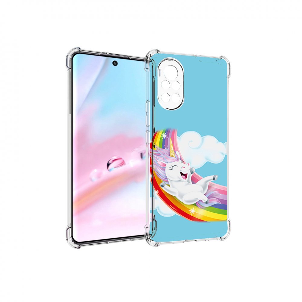 

Чехол MyPads единорог-на-радуге для Huawei Nova 8 (ANG-LX1), Прозрачный, Tocco