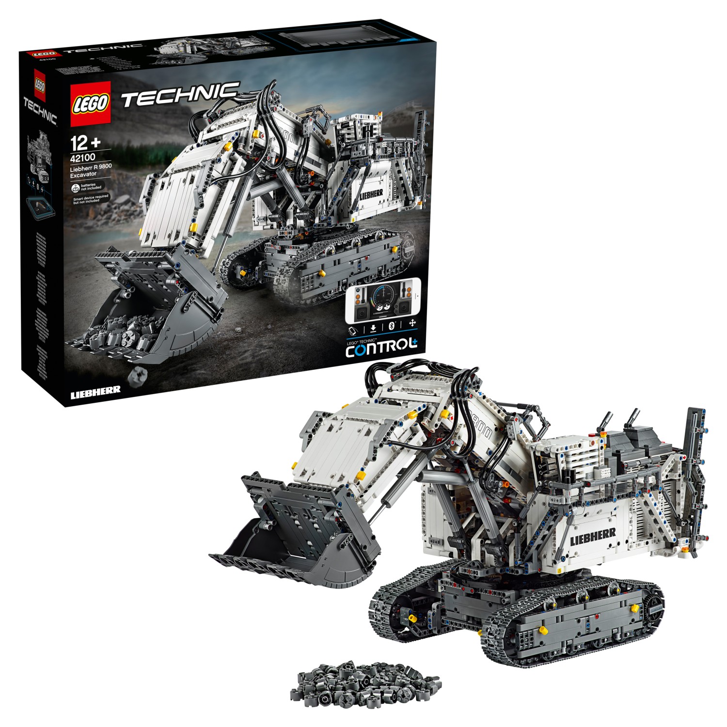 Конструктор LEGO Technic 42100 Экскаватор Liebherr R 9800 конструктор lego technic 8069 экскаватор погрузчик 4611577