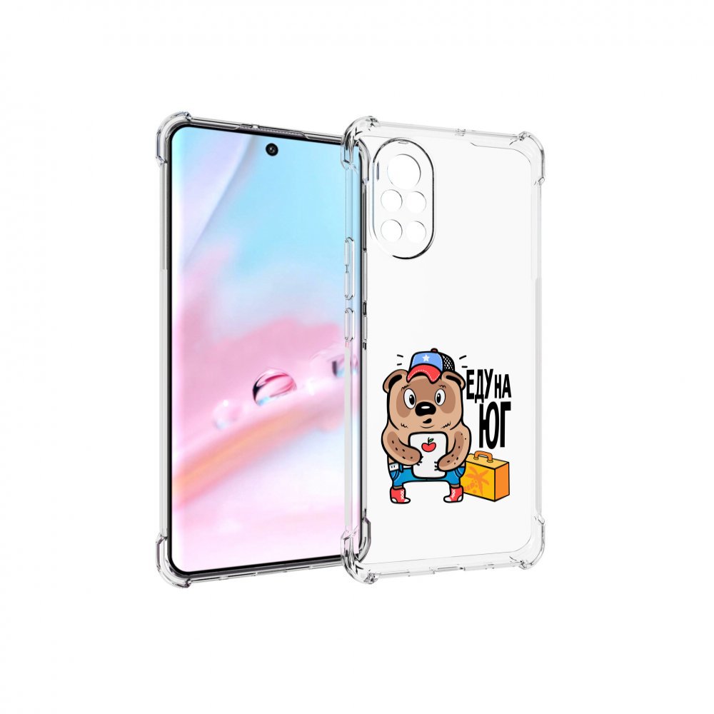 

Чехол MyPads еду-на-юг для Huawei Nova 8 (ANG-LX1), Прозрачный, Tocco