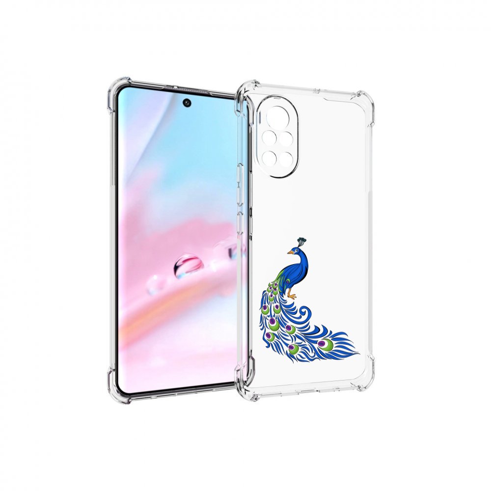 

Чехол MyPads жарптица-голубая для Huawei Nova 8 (ANG-LX1), Прозрачный, Tocco