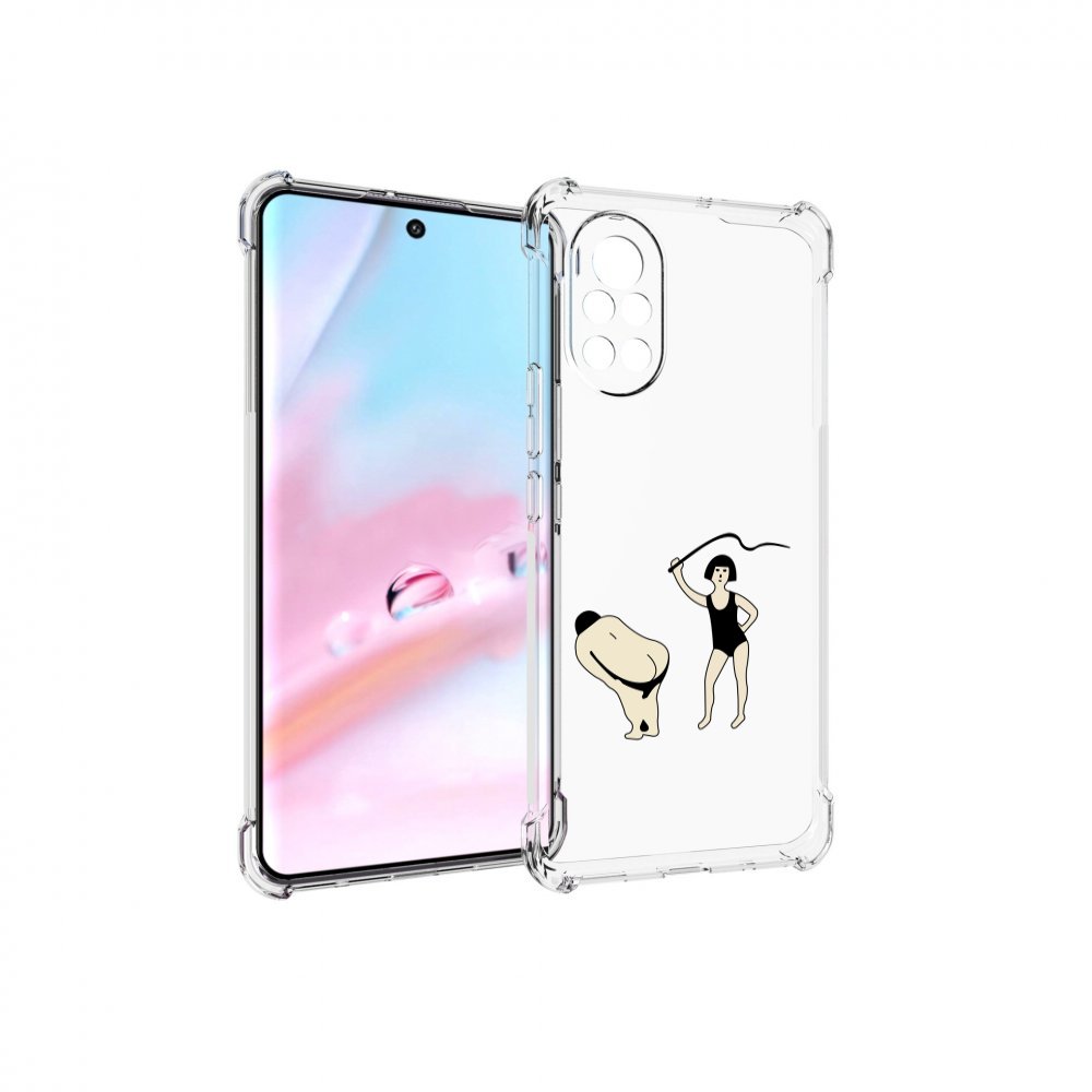

Чехол MyPads женщина-наказывает для Huawei Nova 8 (ANG-LX1), Прозрачный, Tocco