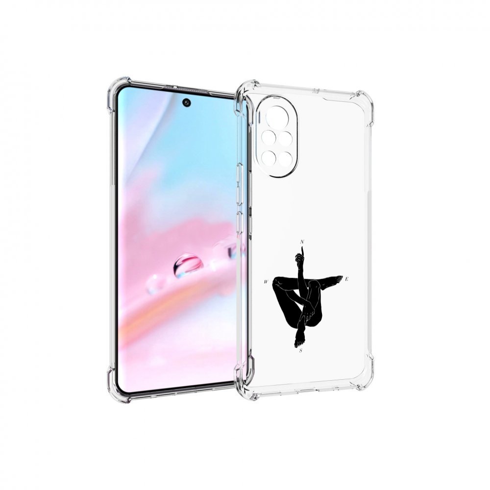 

Чехол MyPads живой компас для Huawei Nova 8 (ANG-LX1), Прозрачный, Tocco