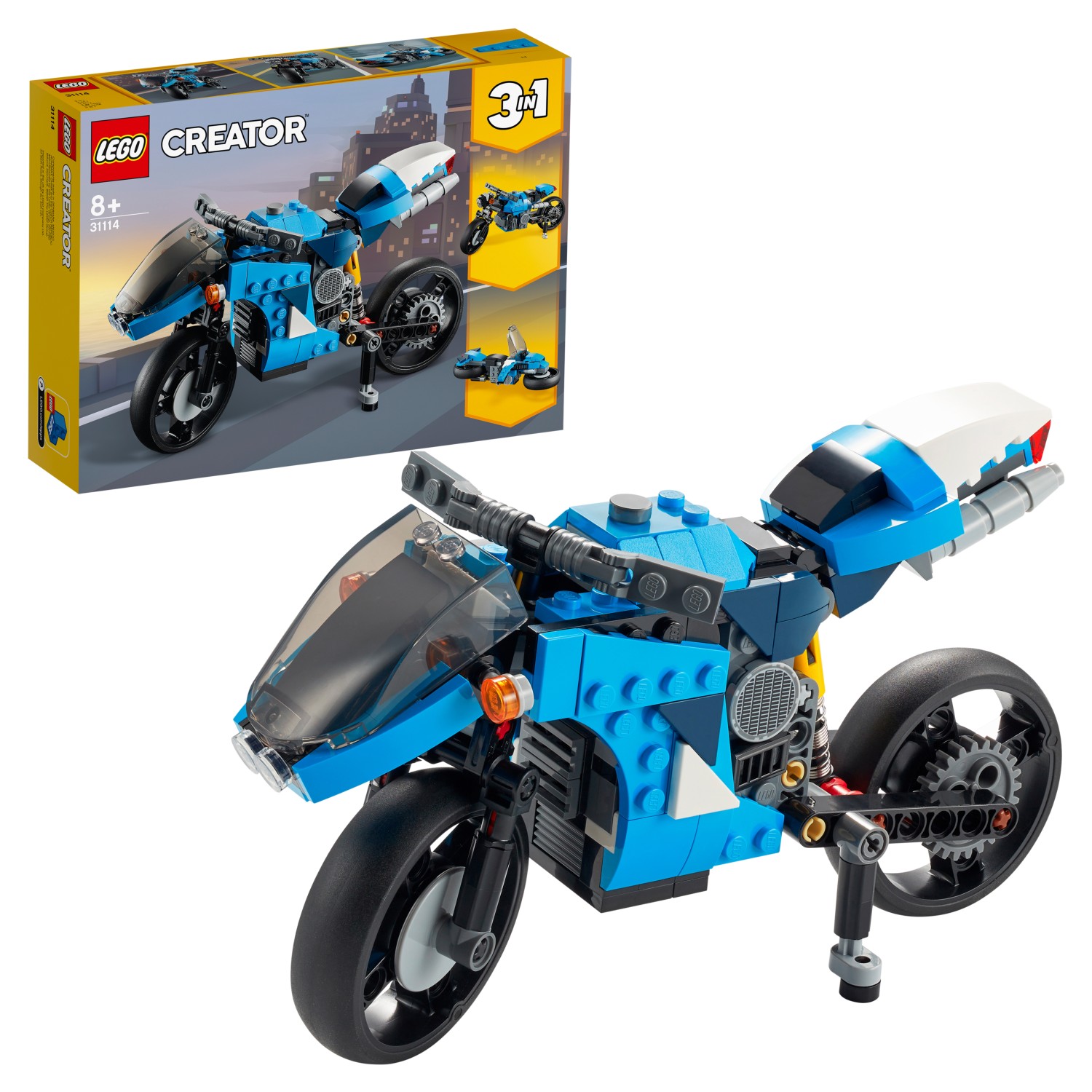 Конструктор LEGO Creator 31114 Супербайк игровой набор гараж с мотоциклом ducati и аксессуарами