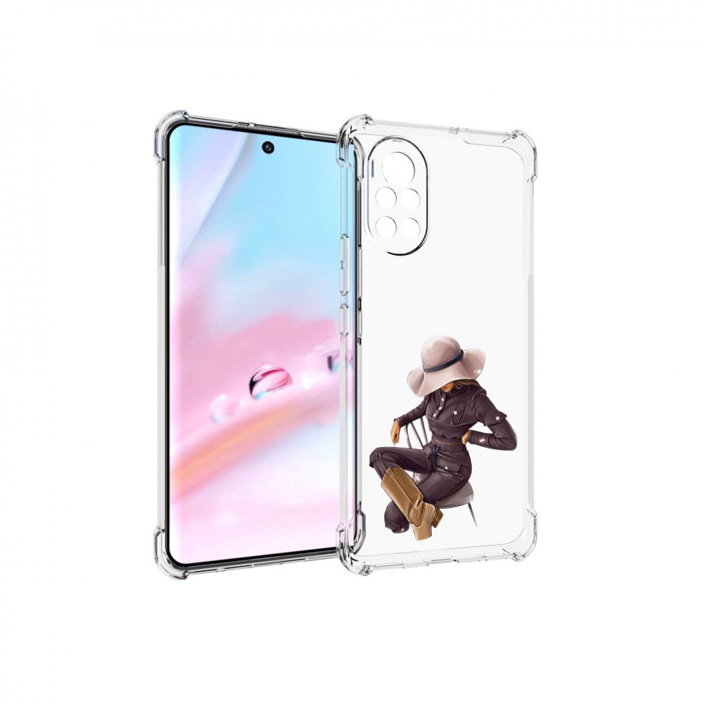 

Чехол MyPads загадочная-девушка-в-костюме женский для Huawei Nova 8 (ANG-LX1), Прозрачный, Tocco