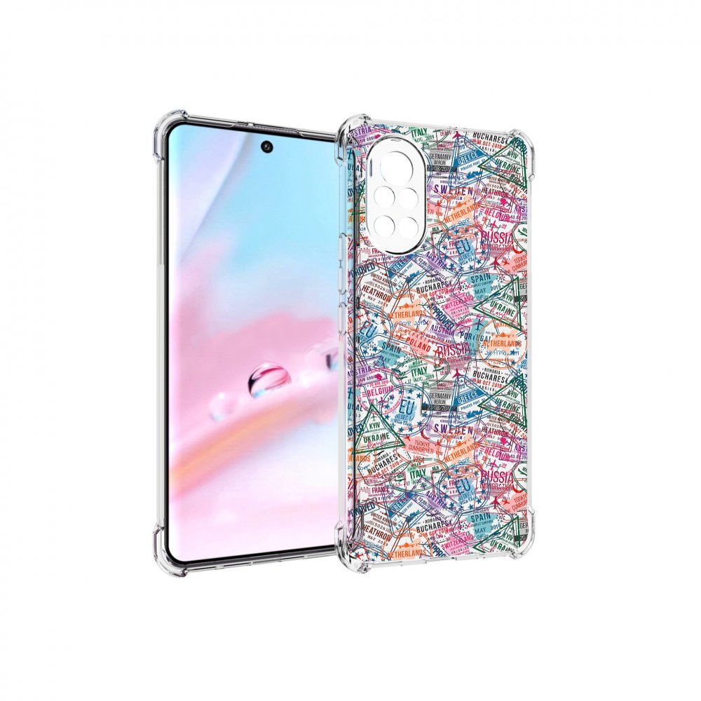 

Чехол MyPads загранчехол для Huawei Nova 8 (ANG-LX1), Прозрачный, Tocco