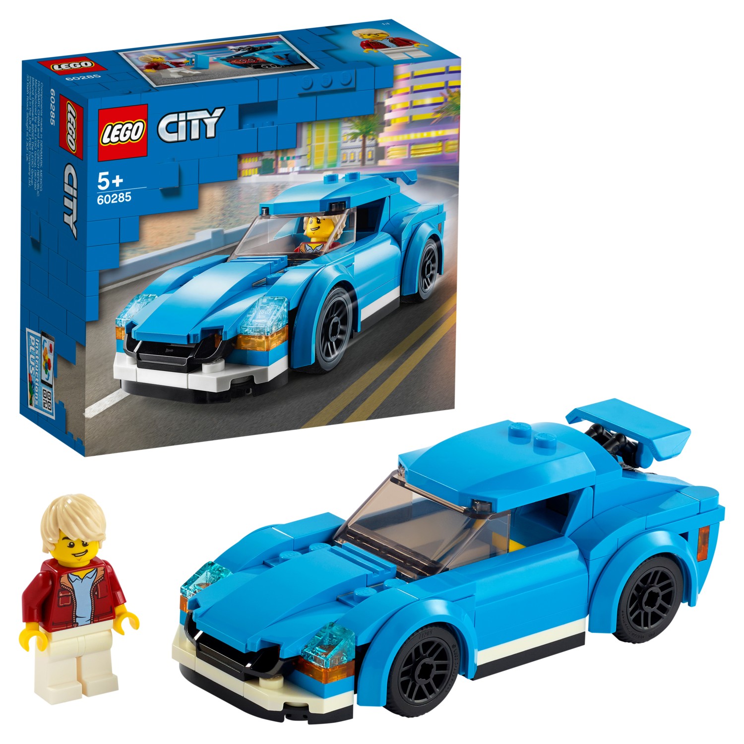 Конструктор LEGO City Great Vehicles 60285 Спортивный автомобиль конструктор lego city great vehicles лесной трактор 60181