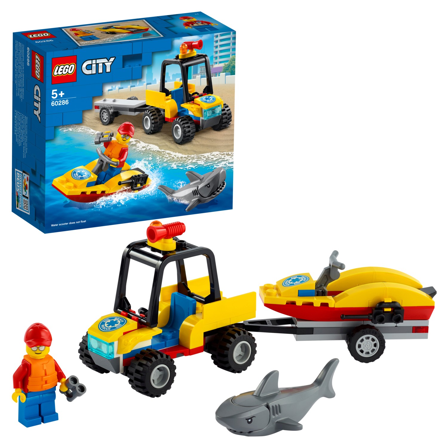 фото Конструктор lego city great vehicles 60286 пляжный спасательный вездеход