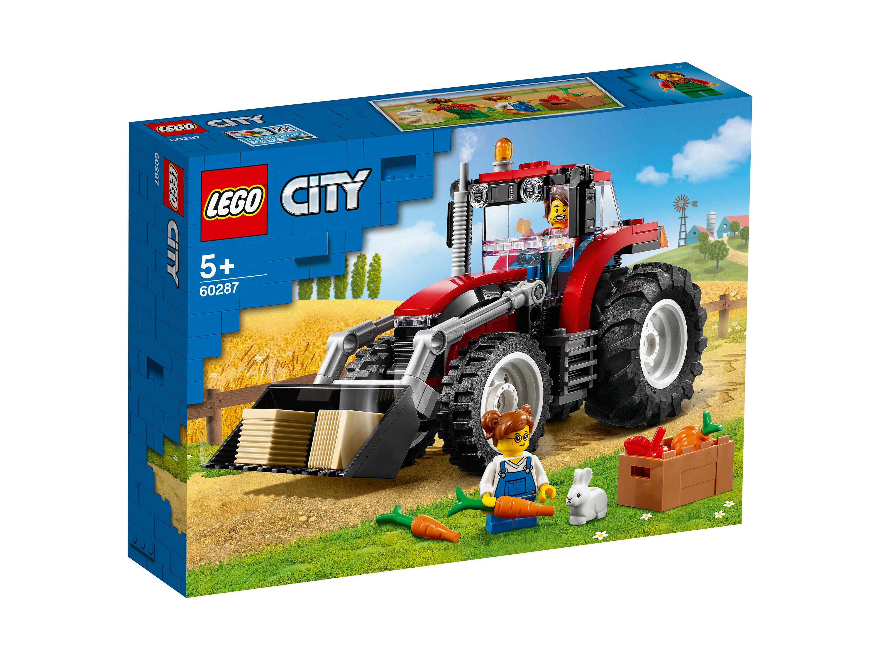 Конструктор LEGO City Great Vehicles Трактор, 148 деталей, 60287