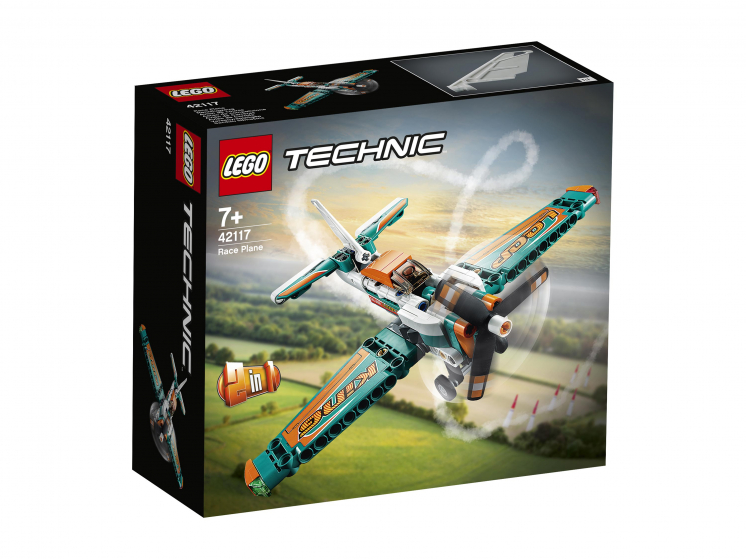 Конструктор LEGO Technic 42117 Гоночный самолёт конструктор lego creator реактивный самолет 31042