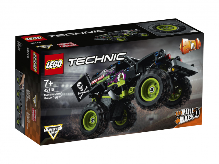 Конструктор LEGO Technic 42118 Monster Jam Grave Digger monster jam инновационная машинка grave digger