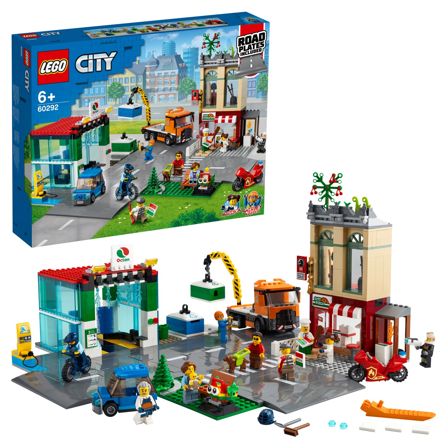 Конструктор LEGO City Community 60292 Центр города конструктор lego city уличный скейт парк 454 детали 60364