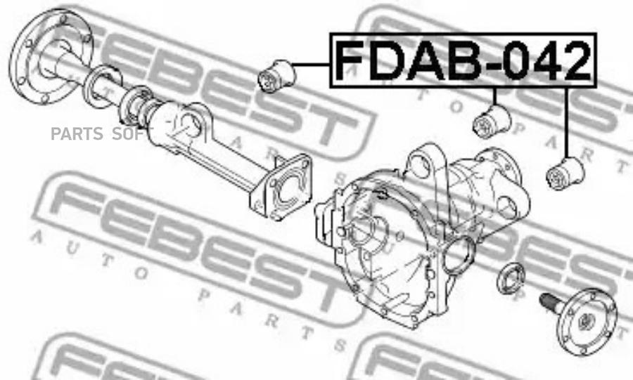 

FEBEST САЙЛЕНТБЛОК ПЕРЕДНЕГО ДИФФЕРЕНЦИАЛА