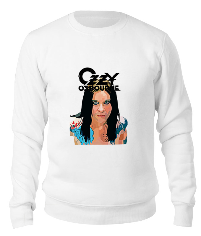 

Свитшот унисекс Printio Ozzy osbourne белый L, Ozzy osbourne