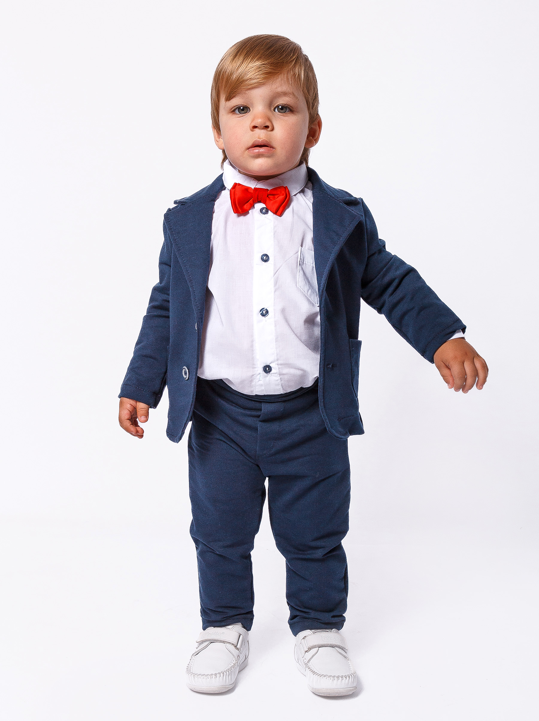 Детский костюм CHADOLLS с красной бабочкой синий 3899245 р.98