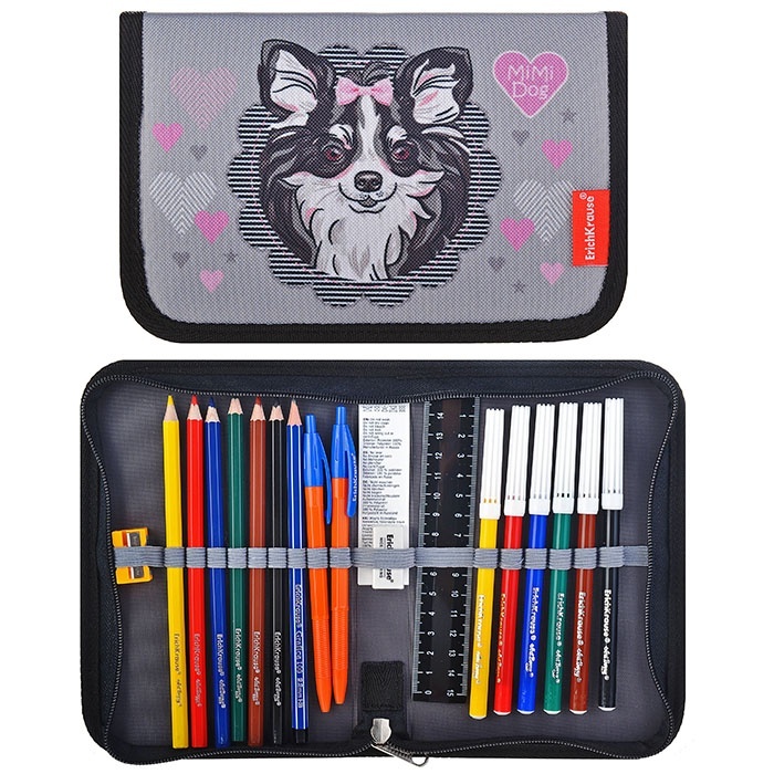 

Erich Krause с наполнением 135x205x30 мм Mimi Dog, с наполнением, 135x205x30 мм, Mimi Dog