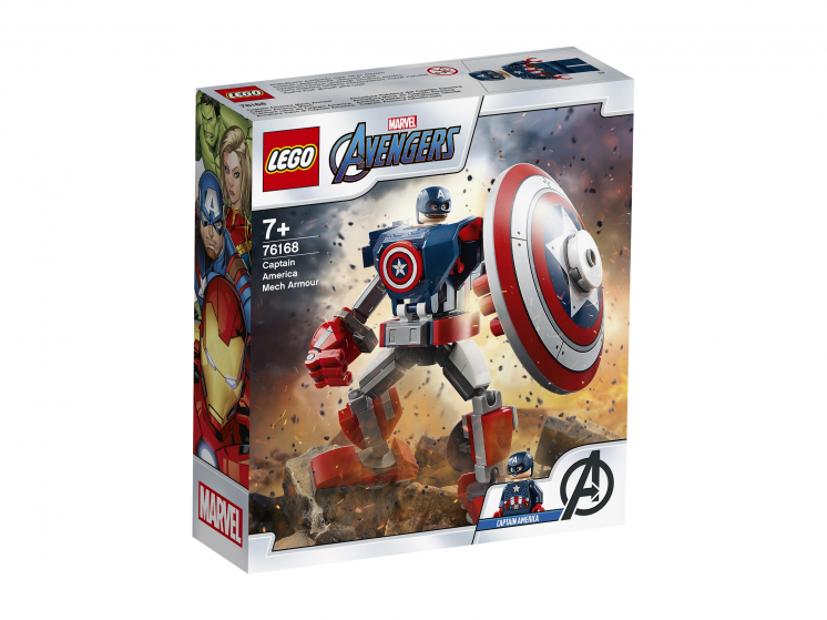 фото Конструктор lego marvel avengers movie 4 76168 капитан америка: робот