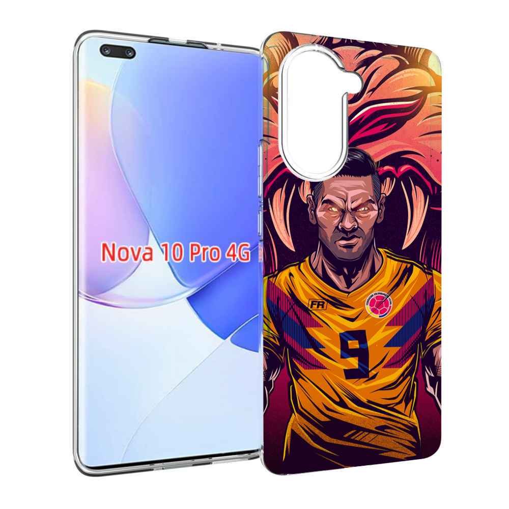 Чехол MyPads парень-тигр-красный для Huawei Nova 10 Pro противоударный