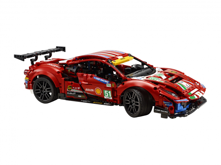 Конструктор LEGO Technic 42125 Ferrari 488 GTE “AF Corse #51” конструктор lego 42125 ferrari 488 gte “af corse 51”