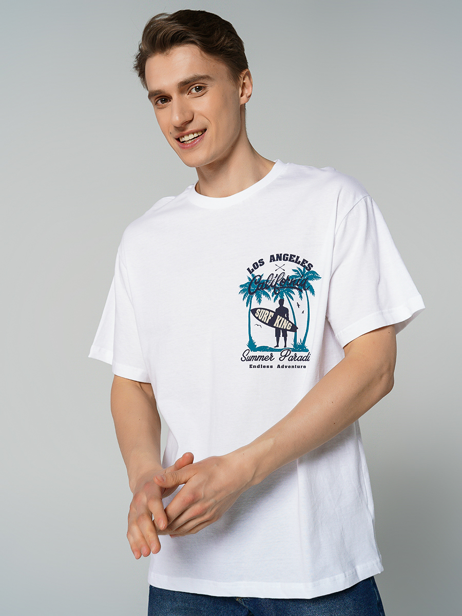 

Футболка мужская 81153 ТВОЕ белая XL, 81153