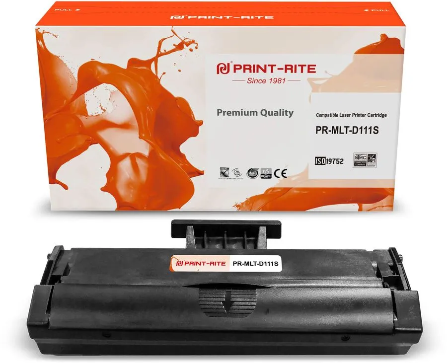 

Картридж для лазерного принтера Print-Rite TFSFD9BPU1J (PR-MLT-D111S) черный, совместимый, TFSFD9BPU1J