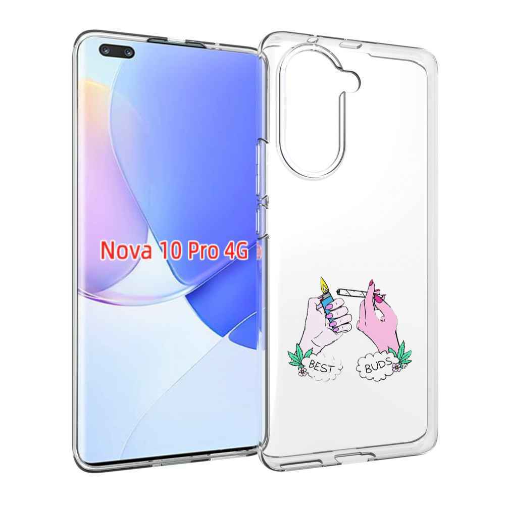Чехол MyPads плохие руки женский для Huawei Nova 10 Pro противоударный