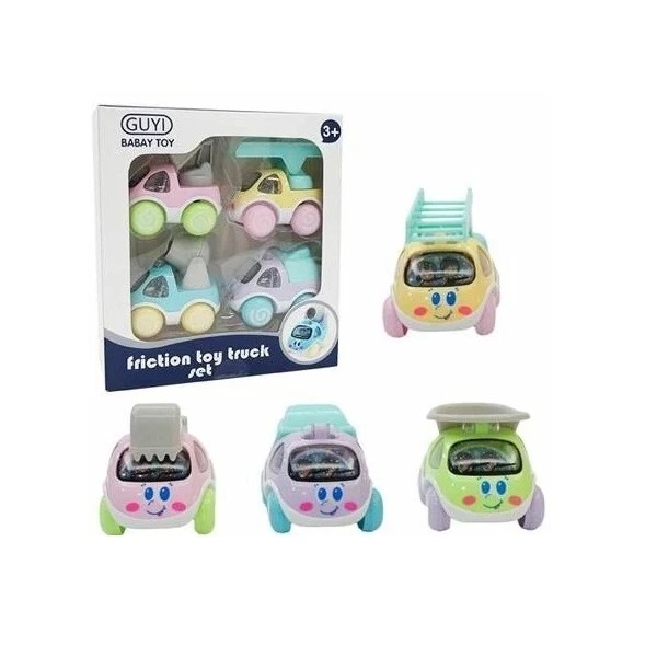 

Next Набор машин Toy truck set (4 шт) G-A060 с 2 лет, Разноцветный