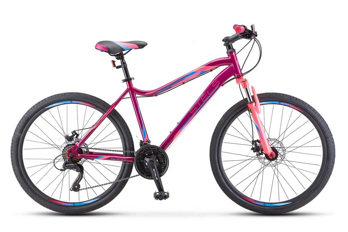 фото Велосипед stels miss-5000 md 26 (k010) 2021 18" фиолетовый/розовый