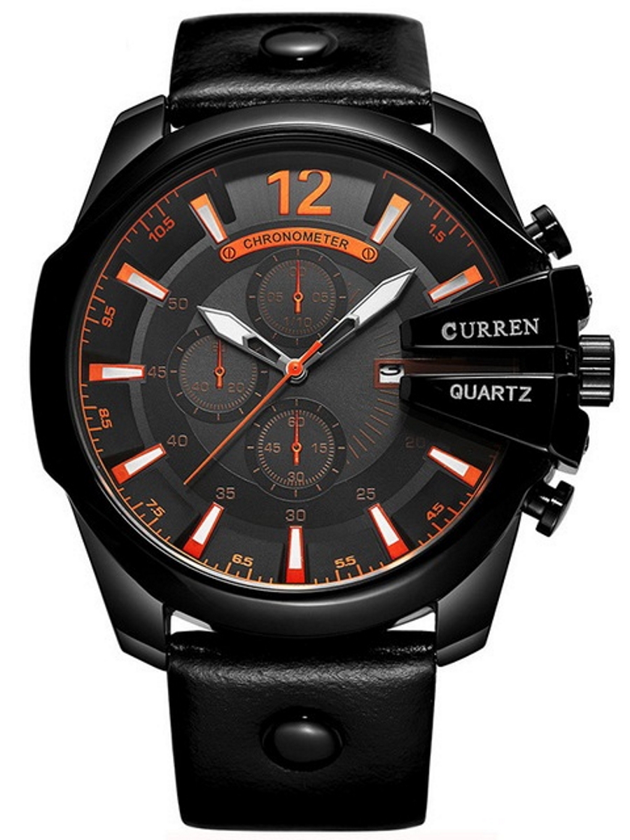 

Наручные часы мужские CURREN 8176 черные, 8176