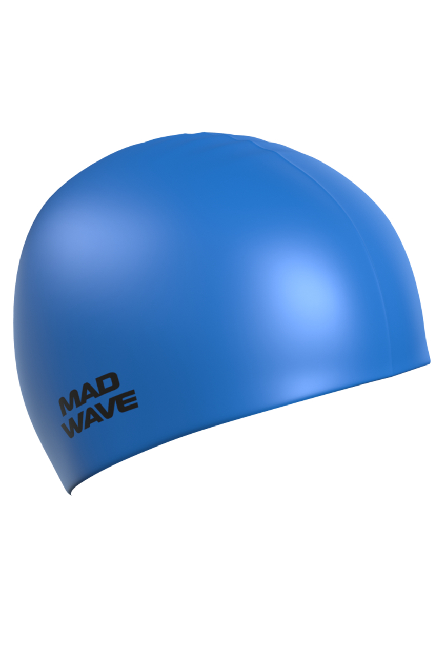 фото Шапочка для плавания madwave light silicone solid blue