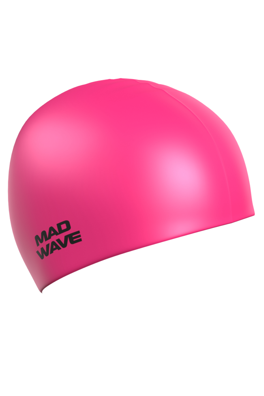 фото Шапочка для плавания madwave light silicone solid pink