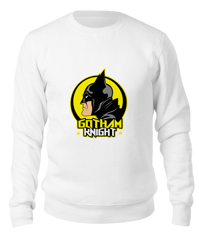 

Свитшот унисекс Printio Gotham knight белый L, Gotham knight