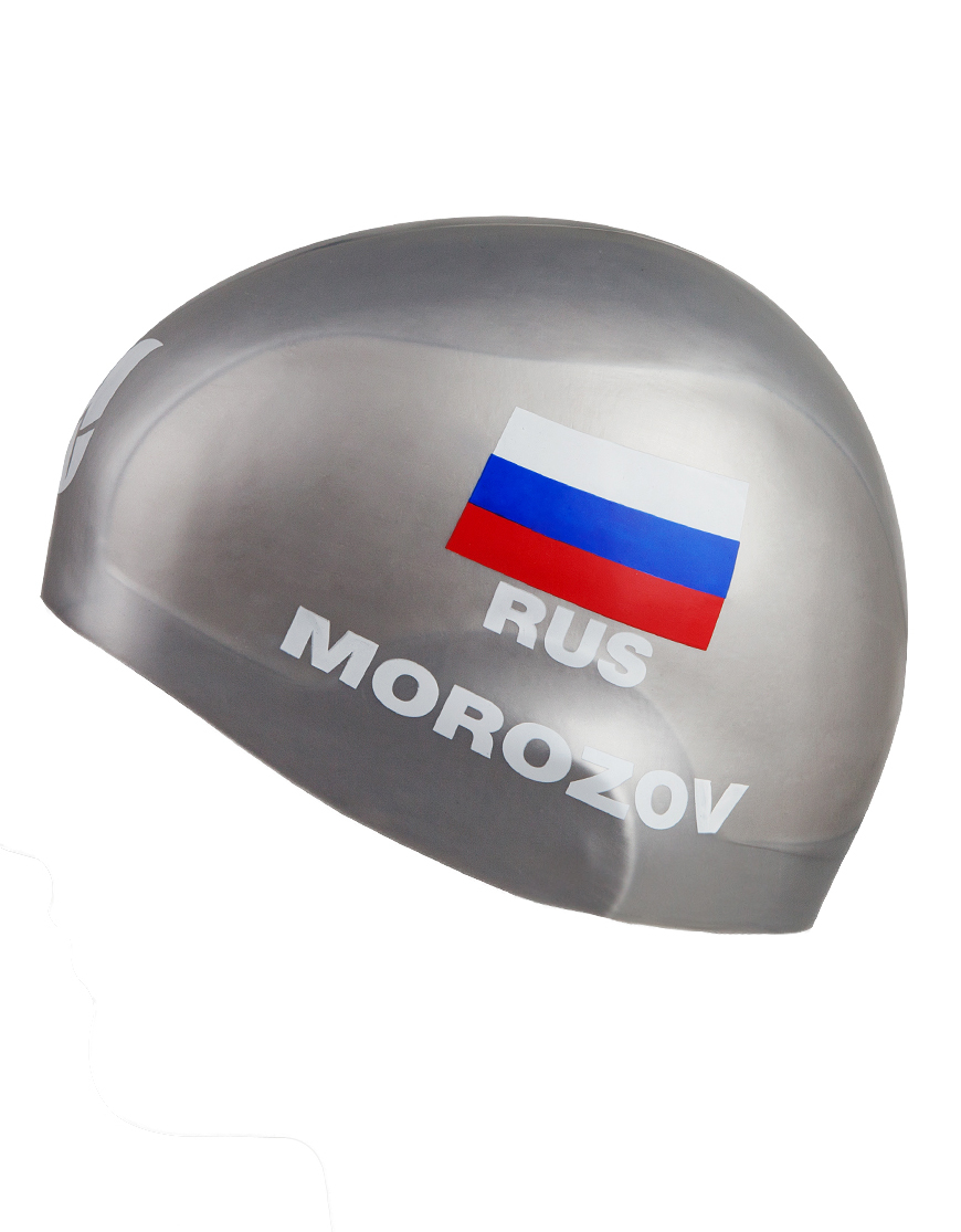 фото Шапочка для плавания madwave morozov r-cap fina approved silver