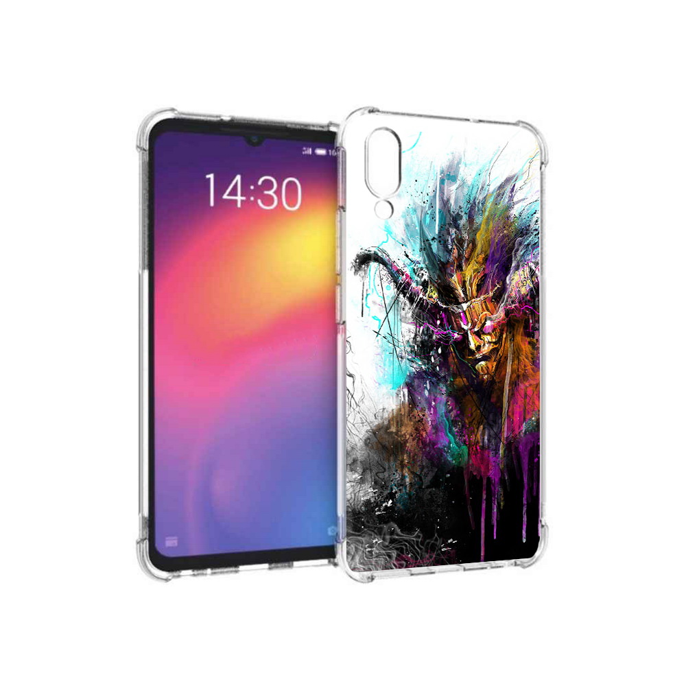 

Чехол MyPads Tocco для Meizu Note 9 яркий дьявол (PT134513.88.709), Прозрачный, Tocco