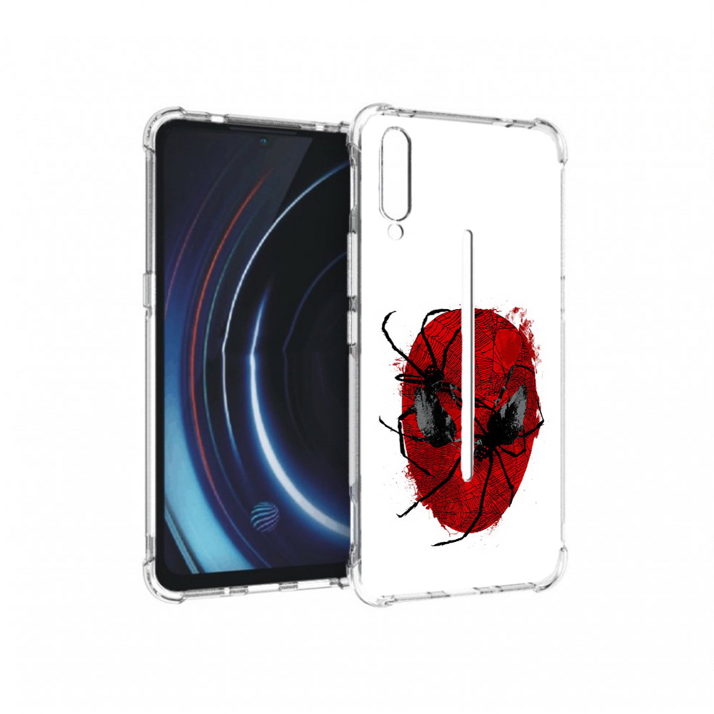 

Чехол MyPads Tocco для Vivo iQOO человек паук (PT226955.389.673), Прозрачный, Tocco