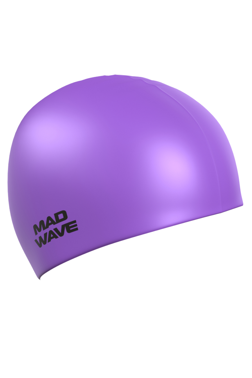 фото Шапочка для плавания madwave neon silicone solid violet