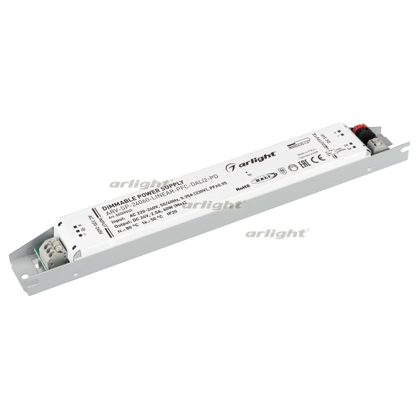 

Arlight Блок питания ARV-SP-24060-LINEAR-PFC-DALI2-PD (24V, 2.5A, 60W), Блок питания ARV-SP-24060-LINEAR-PFC-DALI2-PD (24V, 2.5A, 60W)