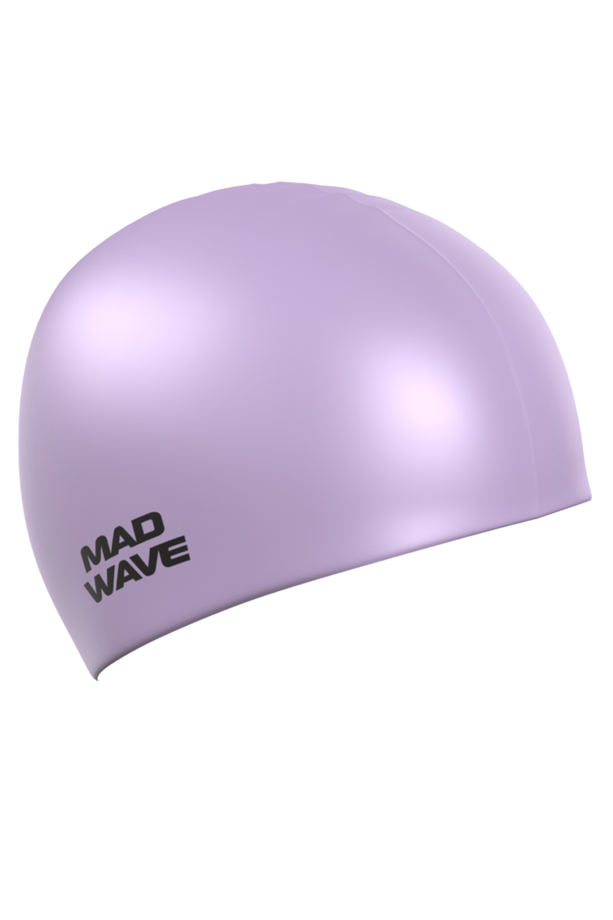 фото Шапочка для плавания mad wave pastel silicone solid violet