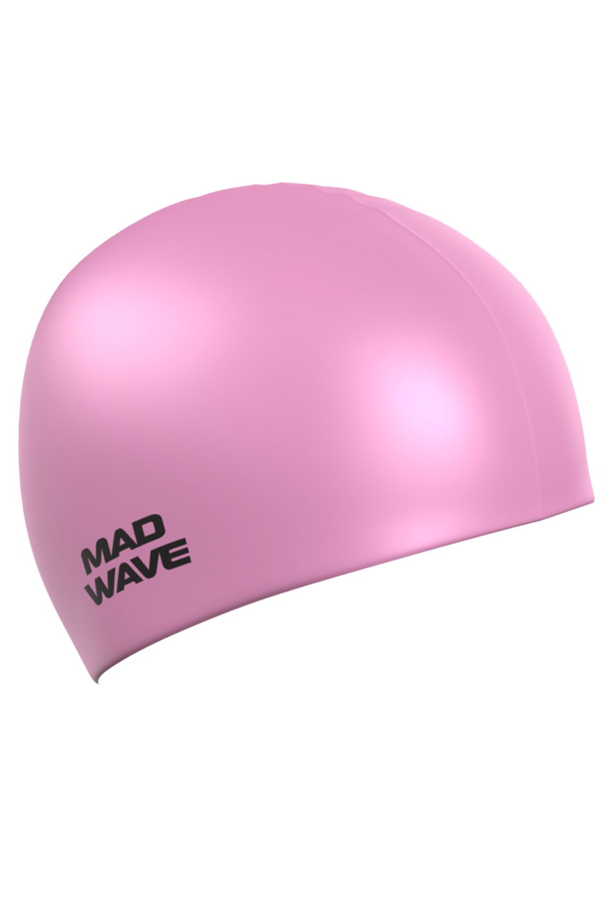 фото Шапочка для плавания madwave pastel silicone solid pink