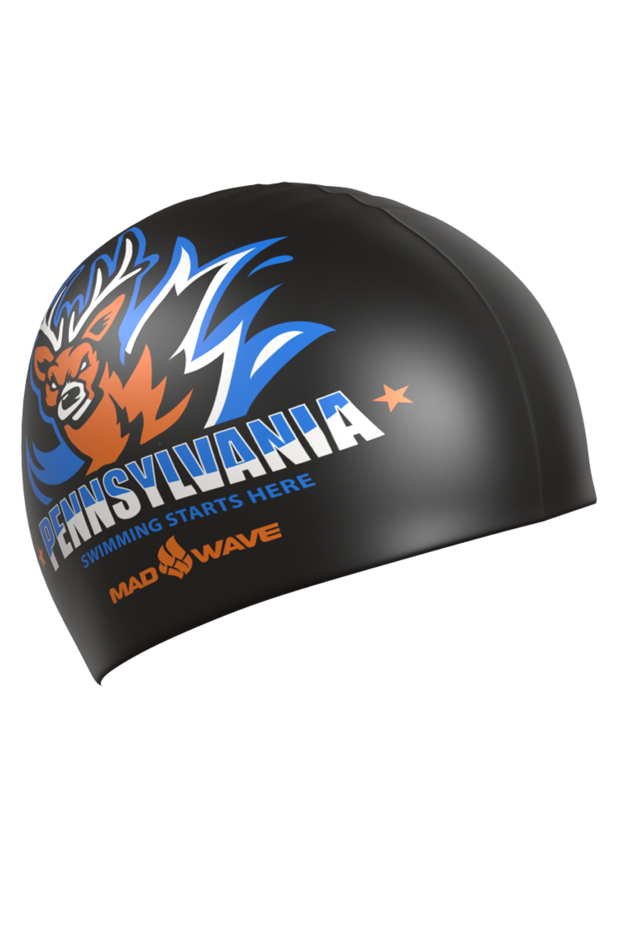 фото Шапочка для плавания madwave pennsylvania black