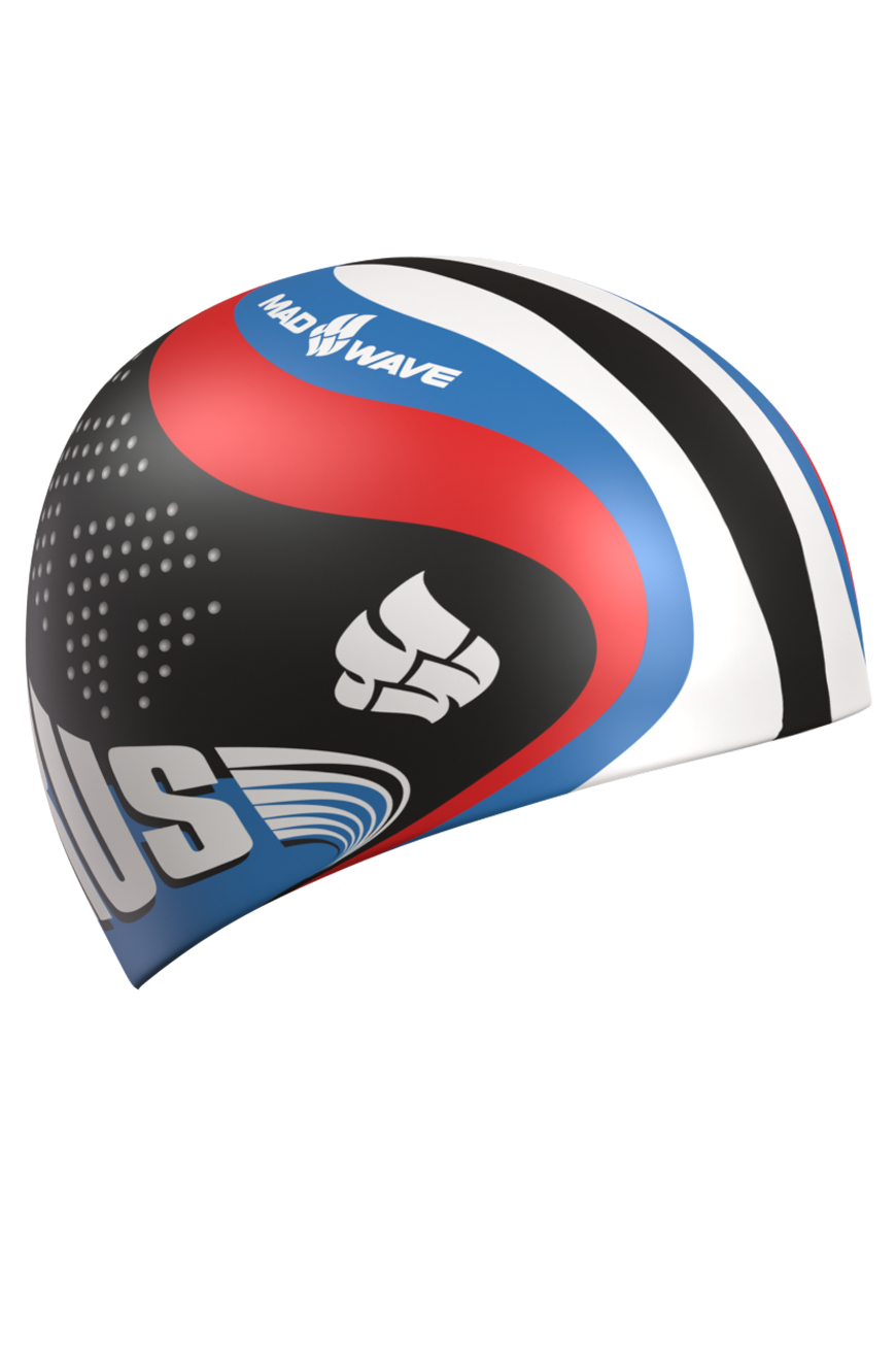 Шапочка для плавания Mad Wave Racing Silicone black