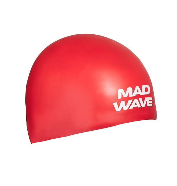 

Шапочка для плавания Mad Wave Soft красный