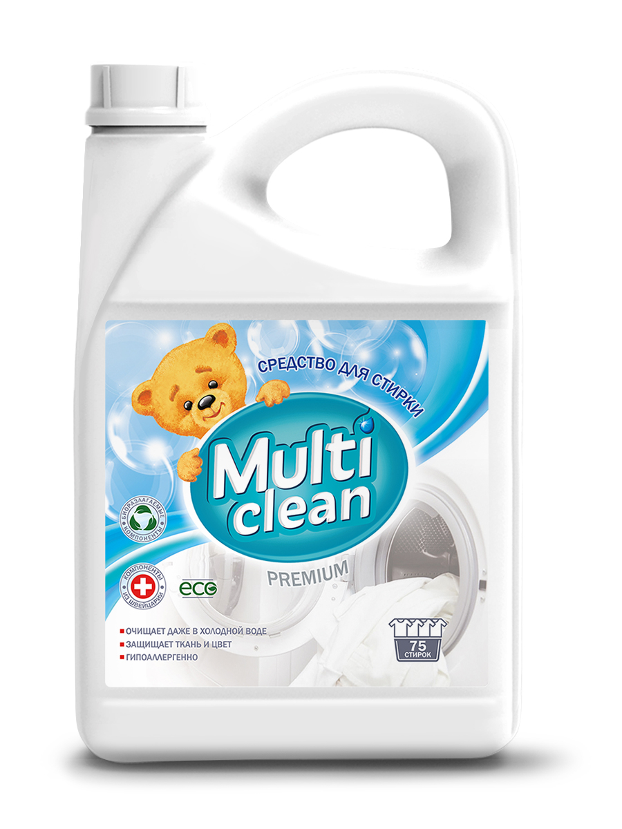 

Средство для стирки детских текстильных изделий Multi Clean 3,75 л, 4630209110468