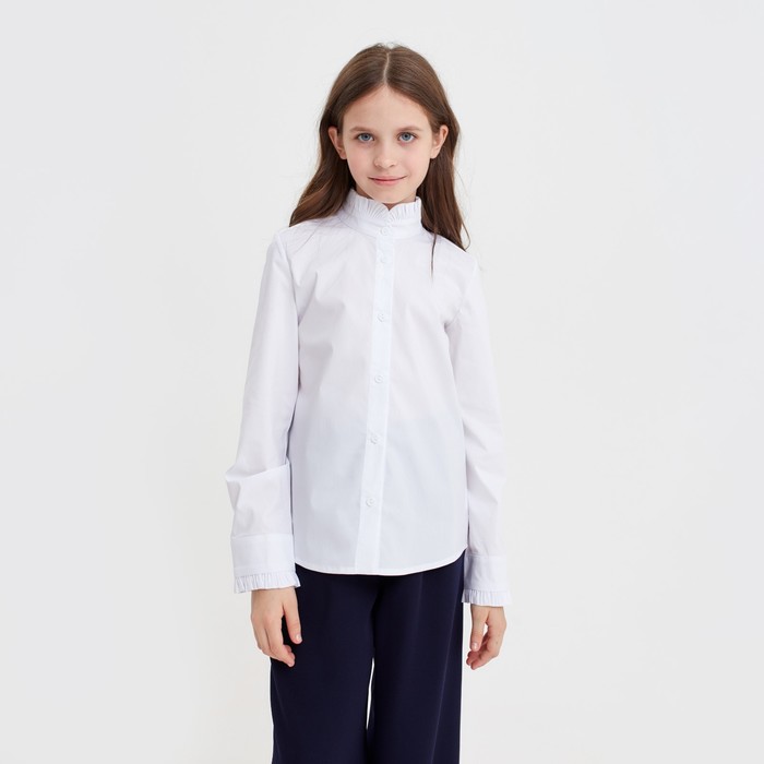 Блузка детская MINAKU Р00012641, белый, 122