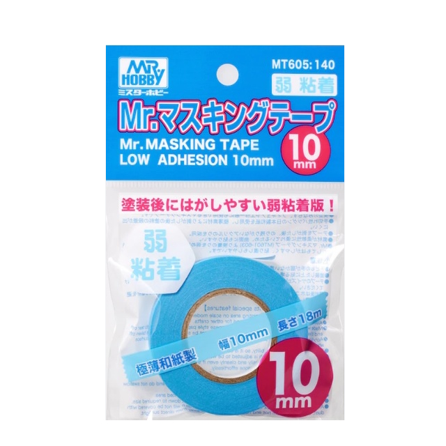 

Маскировочная лента MR.HOBBY Mr.Masking Tape 10 mm Low Adhesion, MT-605