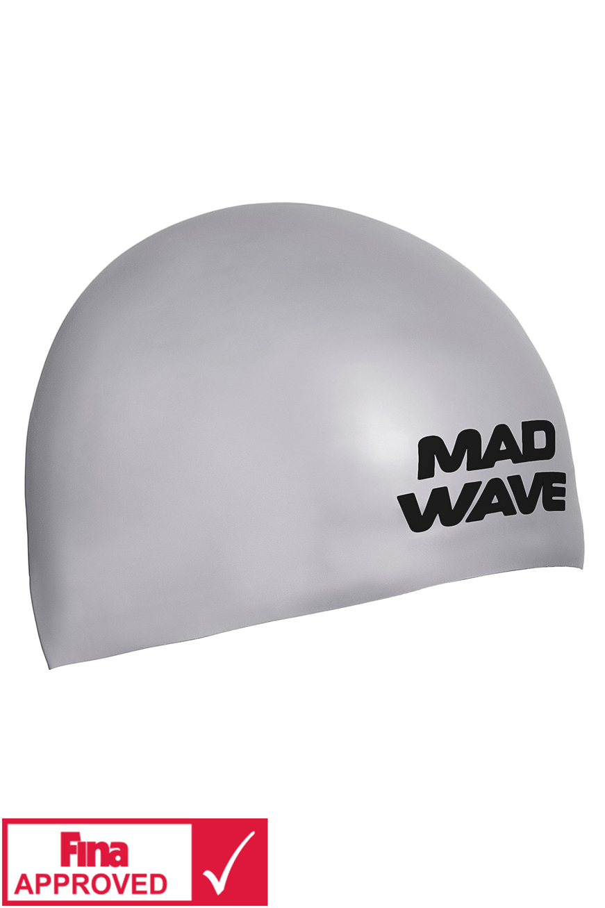 фото Шапочка для плавания madwave soft fina approved silver