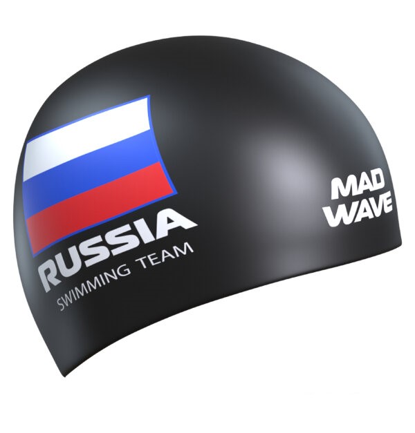 фото Шапочка для плавания madwave swimming team черный