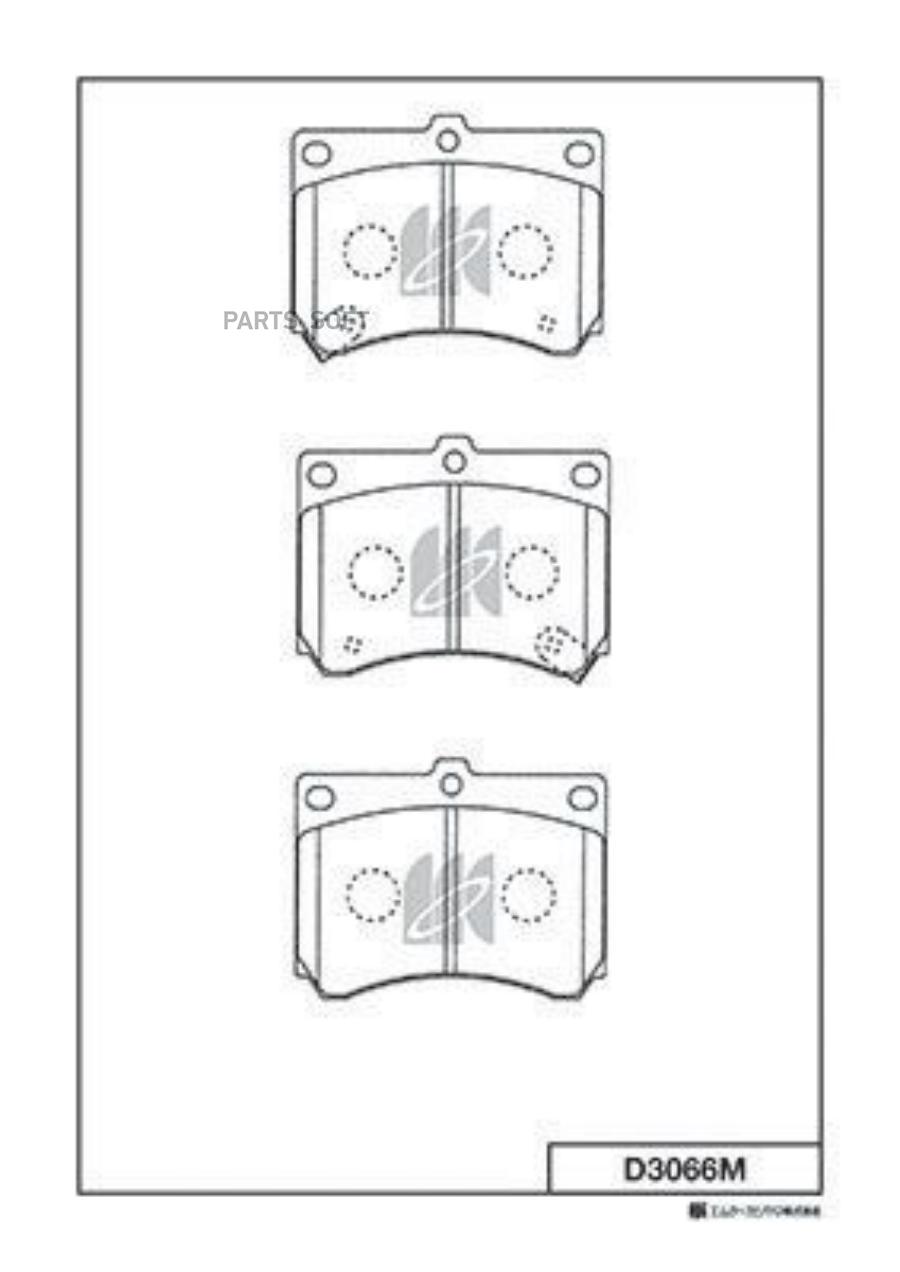 

Колодки дисковые п.\ Mazda 323 BG/BA 1.8i 16V KASHIYAMA D3066M D3066M-01 =333 02=Y03-560WK